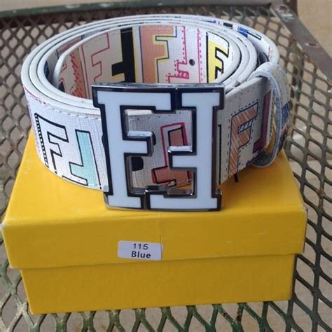 colorful fendi belt for sale|authentic fendi belt.